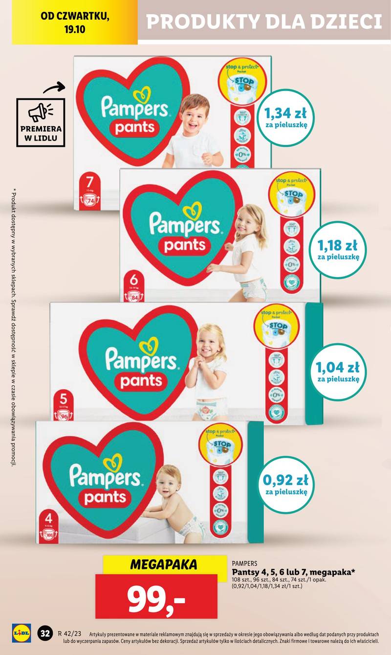 pampers 4 promocja lidl