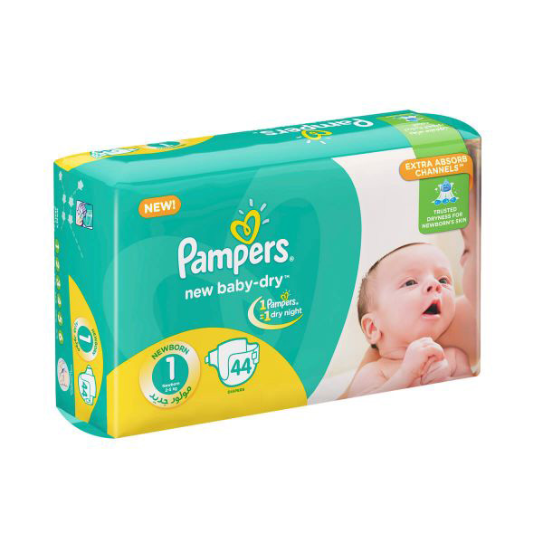 pampers new baby super soft and dry