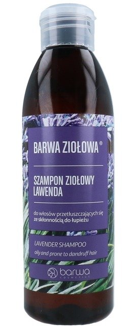 barwa ziołowa szampon lawenda