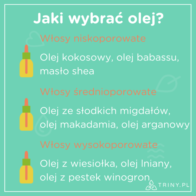 jaki olejek do włosów przetłuszczających się