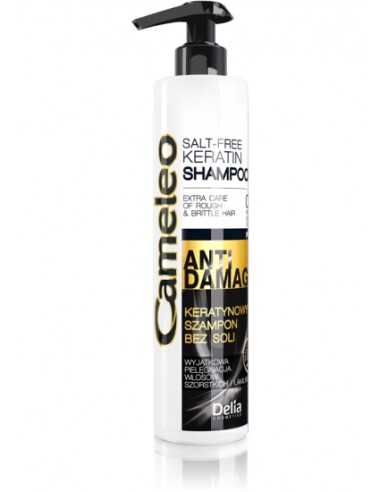 delia cameleo szampon do włosów włosów zniszczonych-bez soli