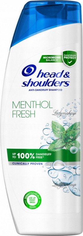 head & shoulders menthol szampon przeciwłupieżowy 400