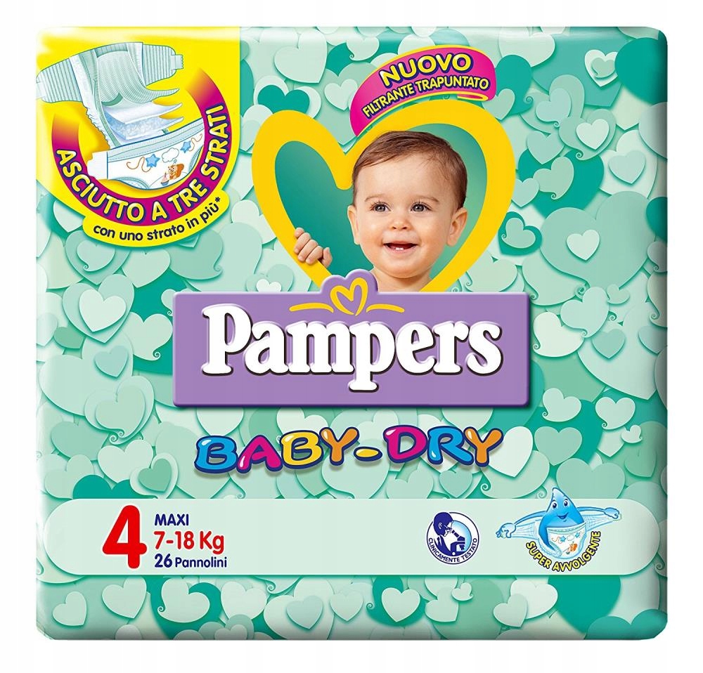 pampers new baby dry 1cena