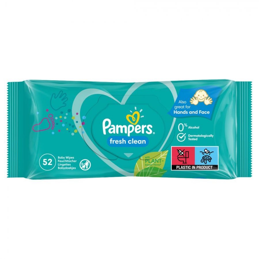 chusteczki pampers naturally clean opinie