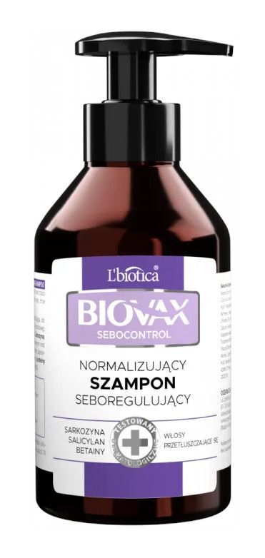biovax szampon włosy przetłuszczające się