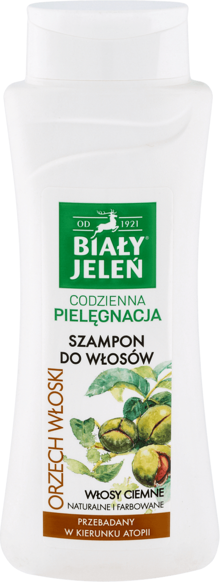 biały jeleń szampon włosy farbowane