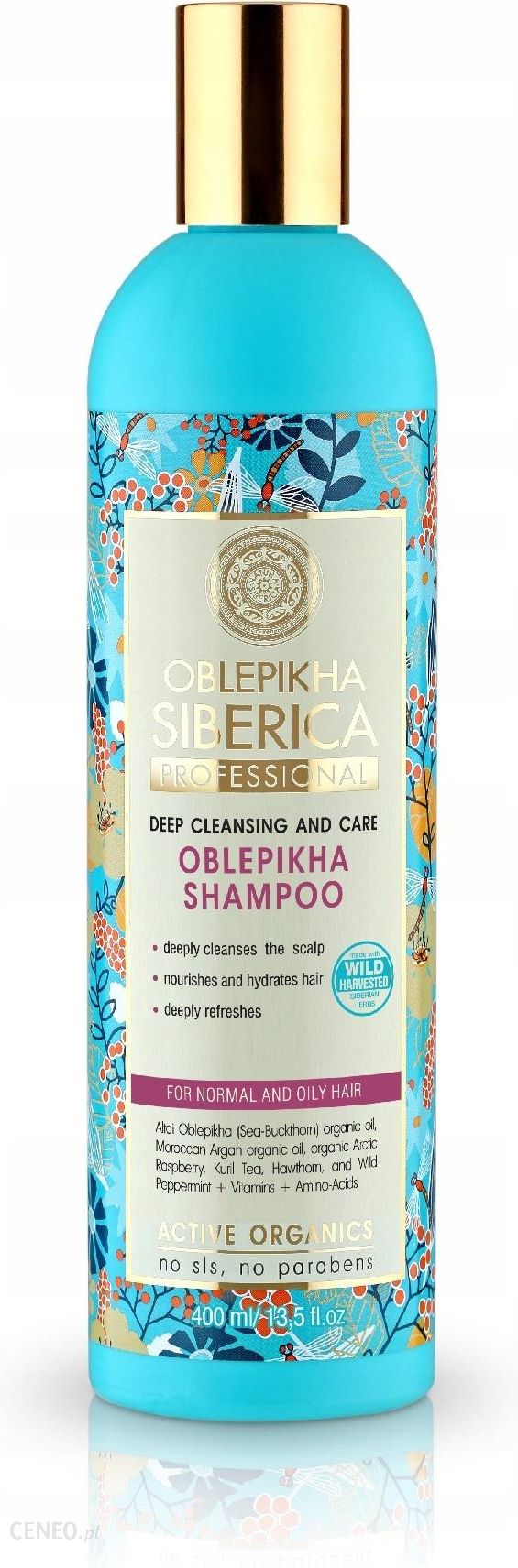 natura siberica szampon rokitnikowy objetosc naturalny skład