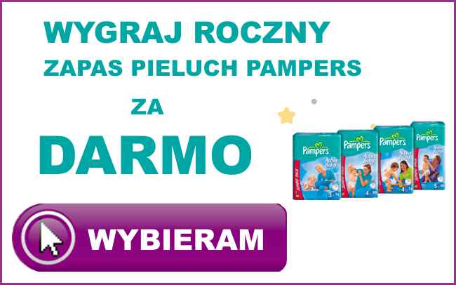 wygraj roczny zapas pieluszek pampers 2019