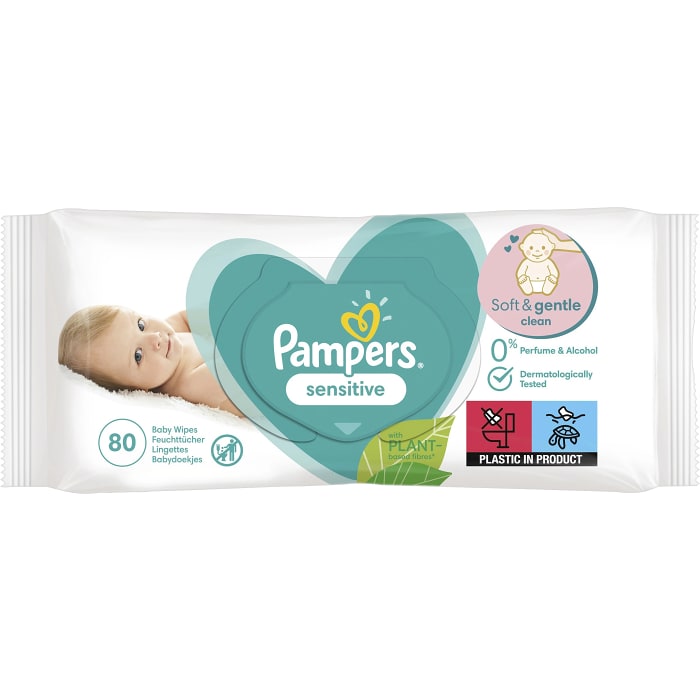 pampers sensitive 80