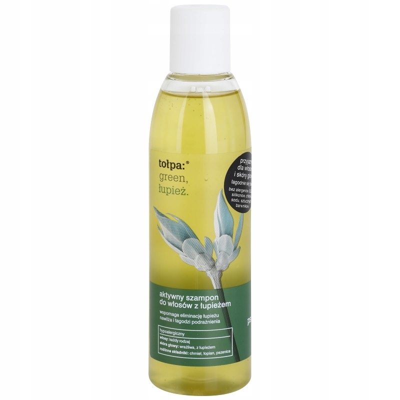 tołpa green aktywny szampon do włosów z łupieżem 200 ml