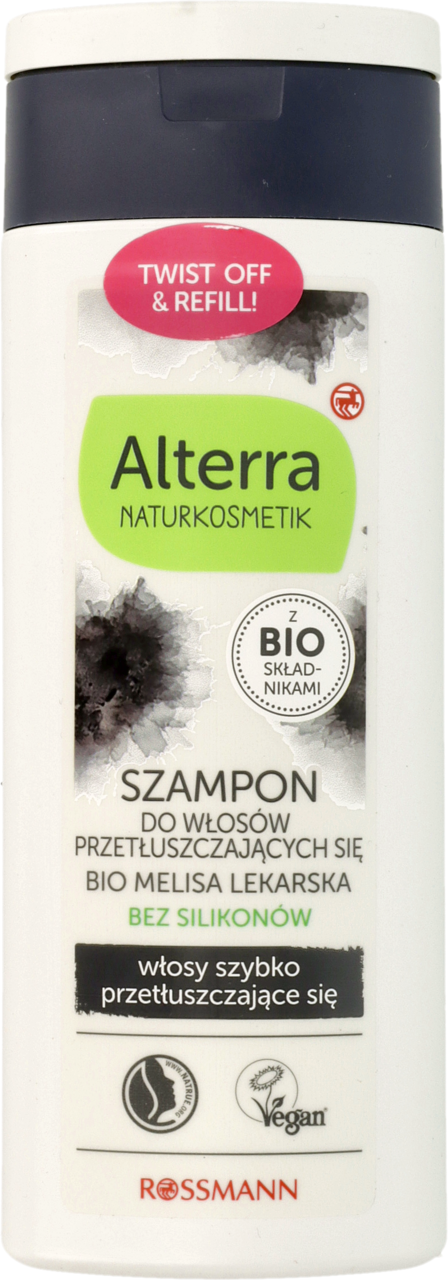 alterra szampon z węglem włosy przetłuszczające się 200 ml