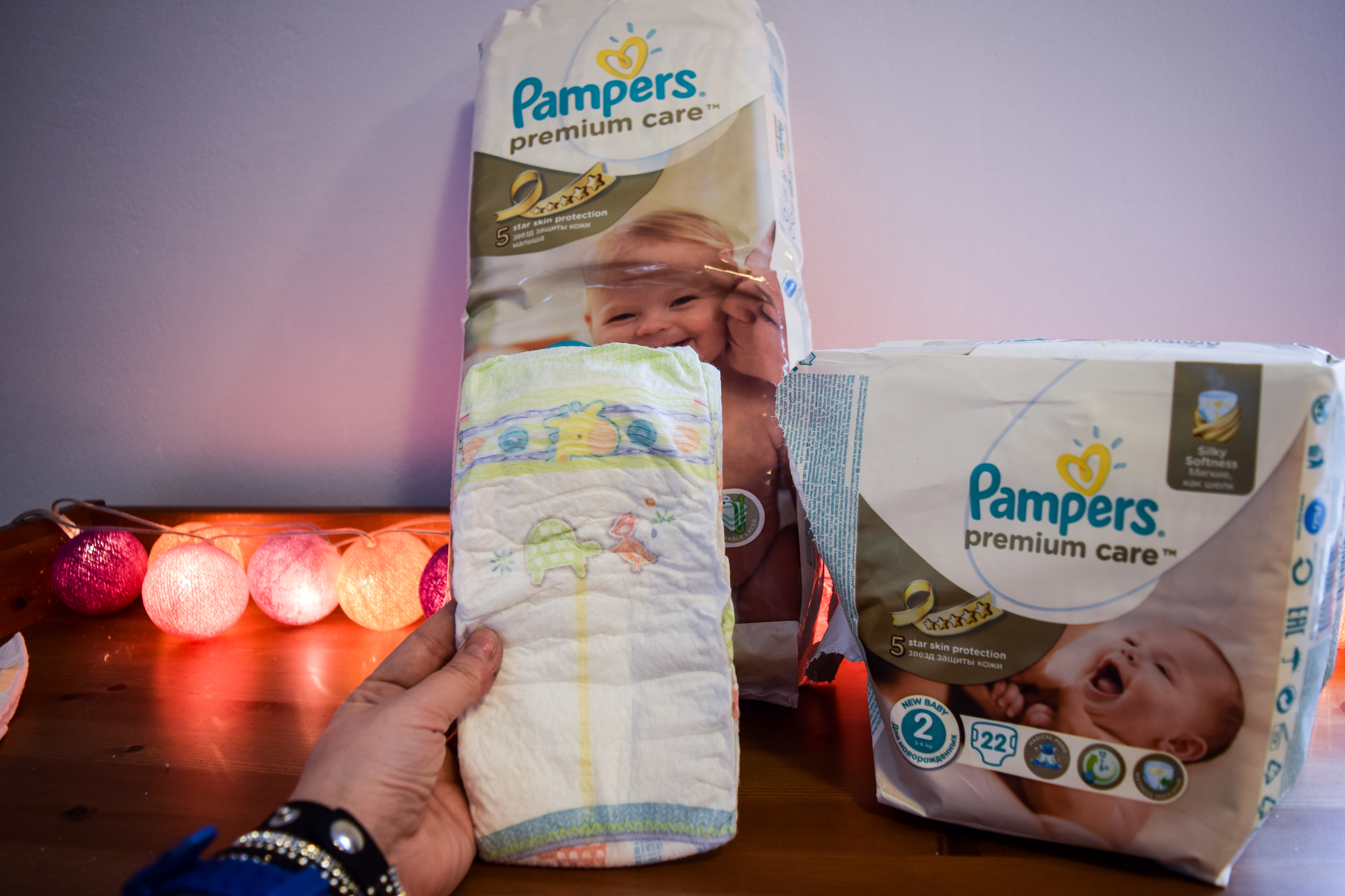 pampersy pampers zalozone na dziecko