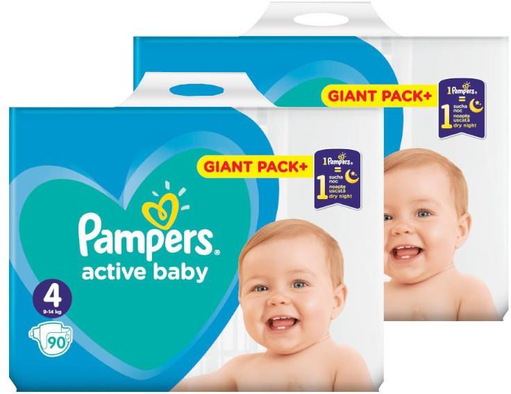 ceneo pampers active 4