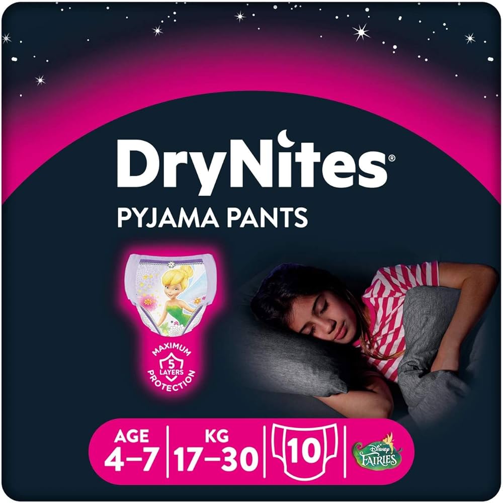 huggies drynites girl pyjama