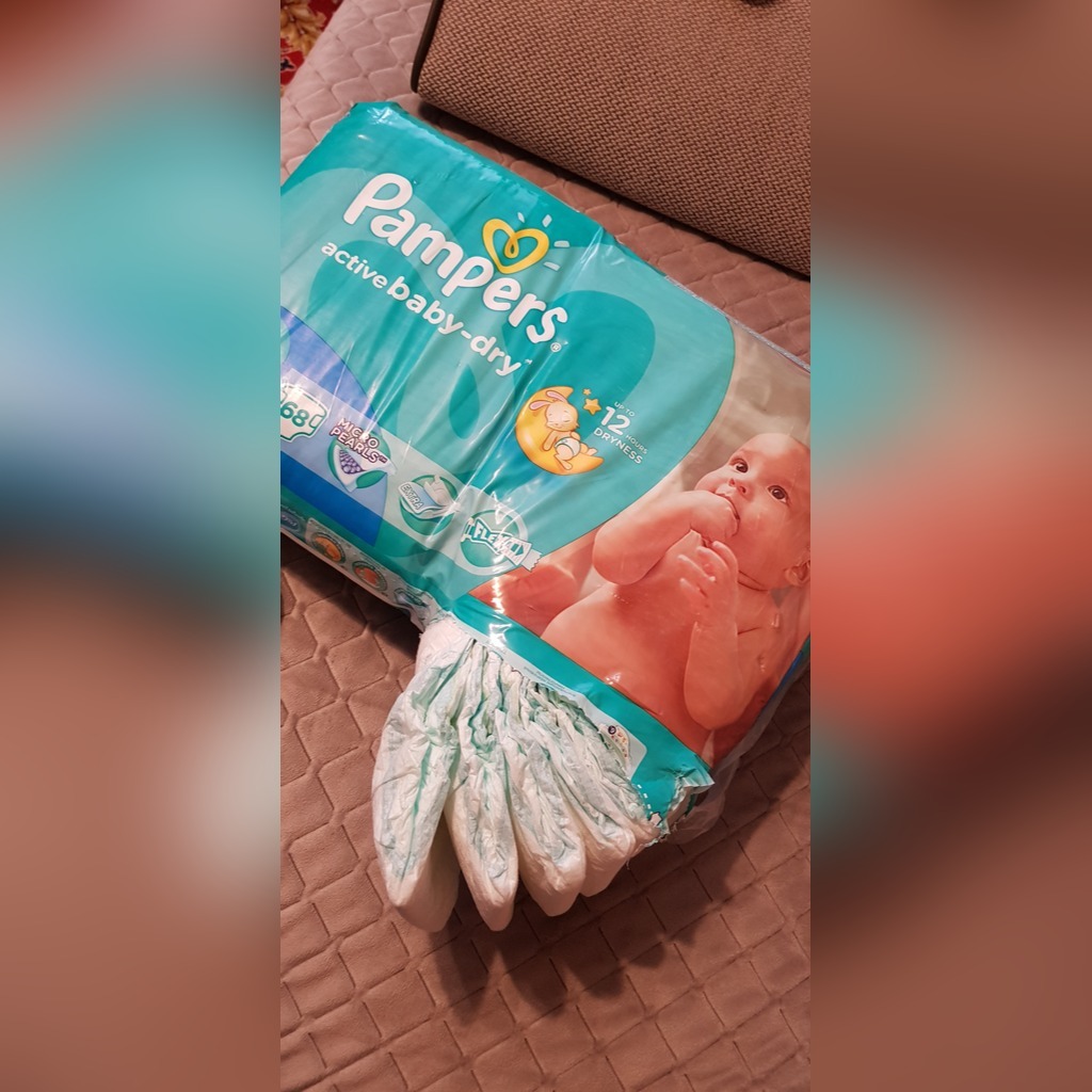 pampers active baby dry 3 68 szt