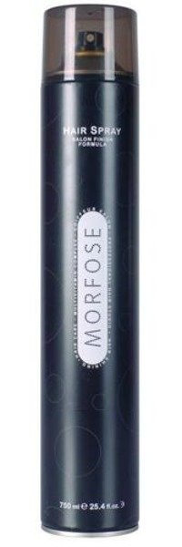 morfose lakier extra strong do włosów czarny salon finish 750ml