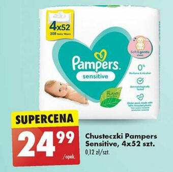 chusteczki pampers sensitive fragrance free rossmann