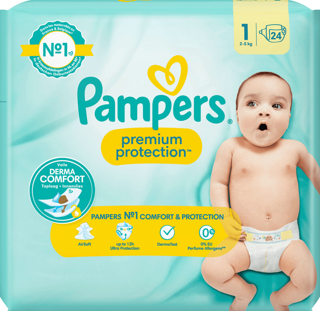 pampers premium protection 1