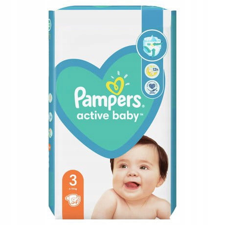 pampers active baby 3 52 sztuki