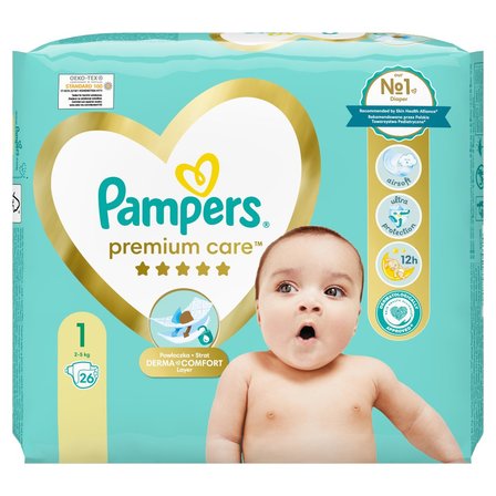 pieluszki pampers premium cere chusteczki