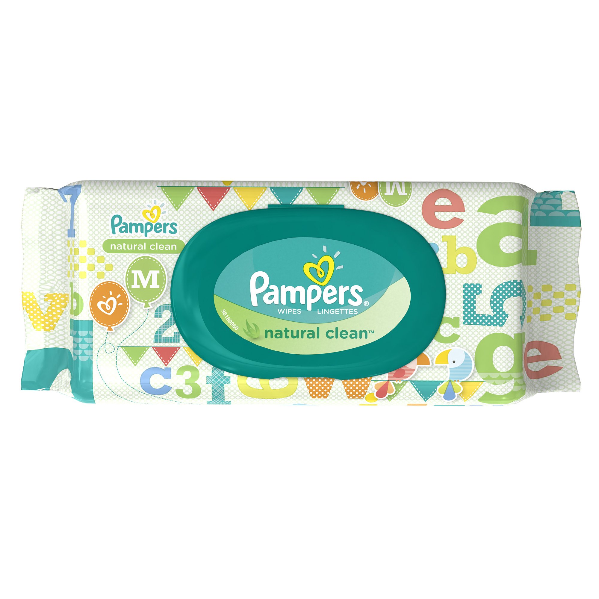 pampers natural clean chusteczki nawilżane 2x64szt