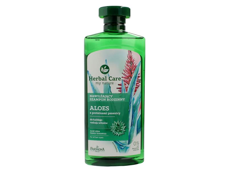 farmona herbal care szampon nawilżający do włosów aloes