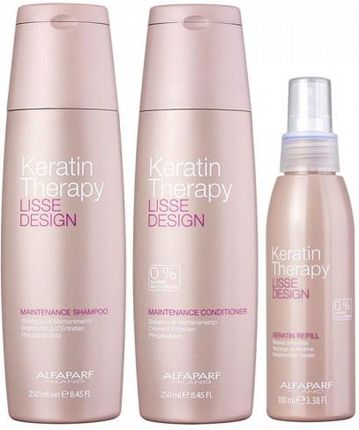 alfaparf lisse design keratin therapy szampon i odżywka