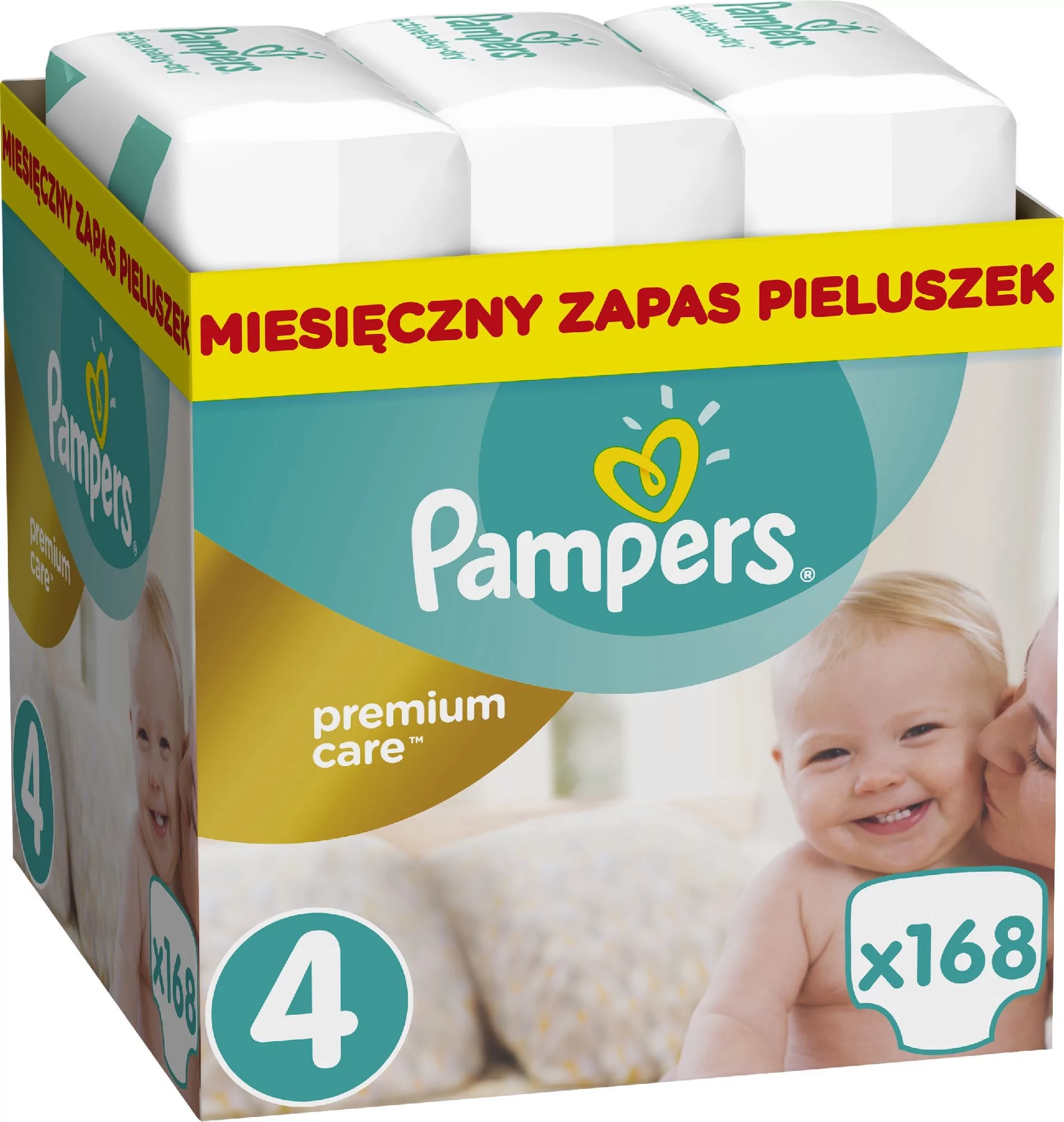 pampers active baby dry 4 174 szt