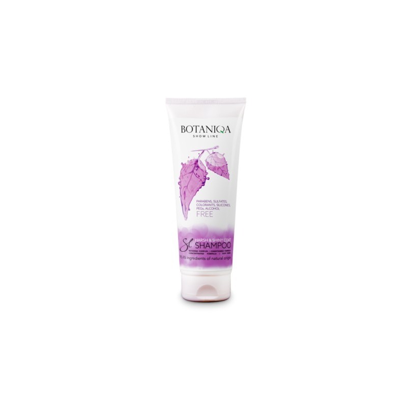 szampon botaniqa show line harsh & shiny coat shampoo skład