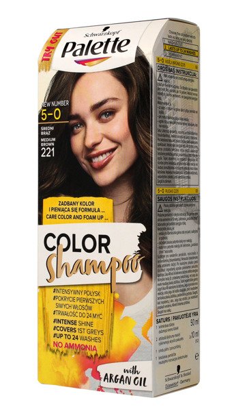 szampon do włosów palette beżowy