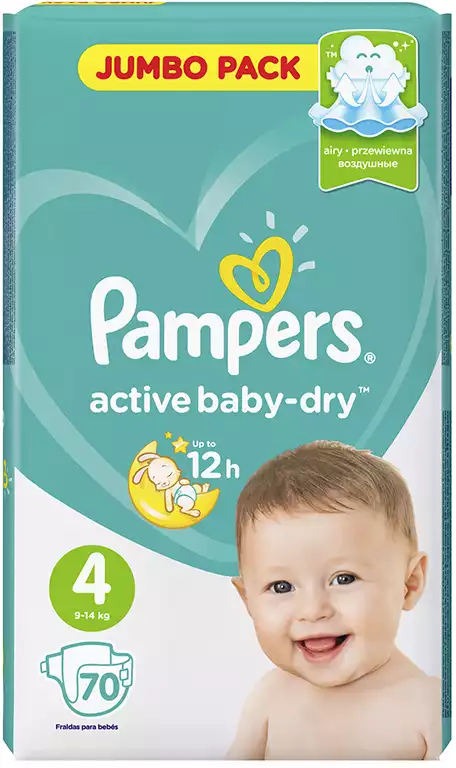 pieluchy pampers active baby mega box 4 midi cena