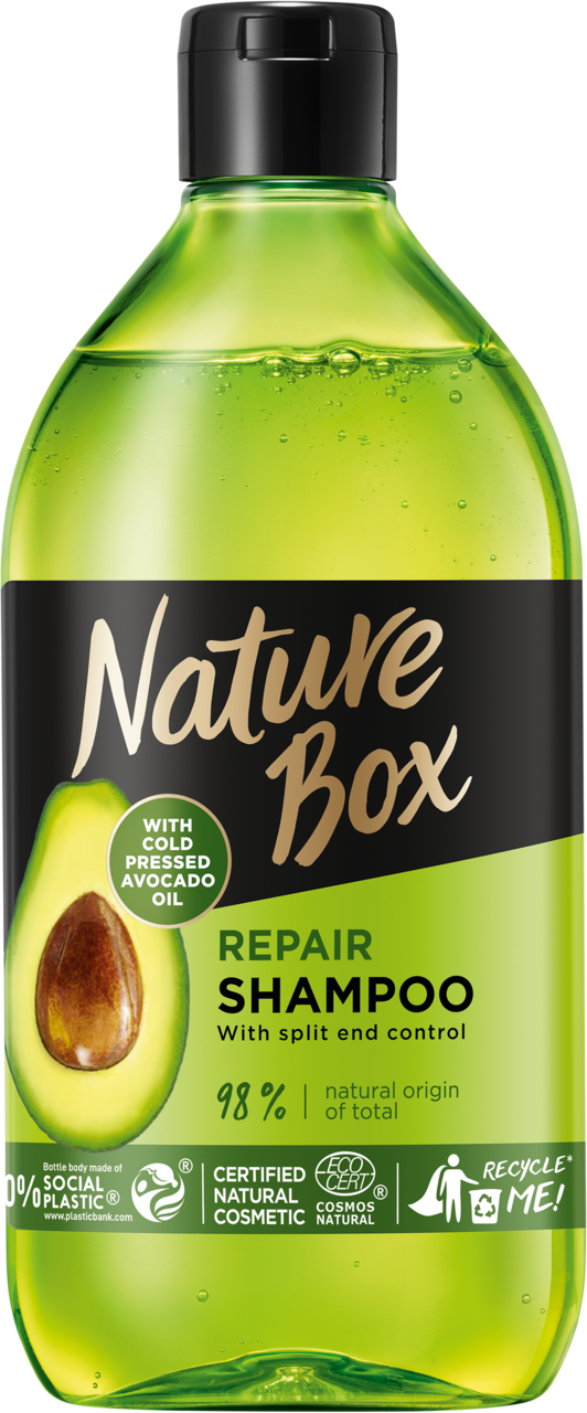 szampon z olejem z awokado nature box