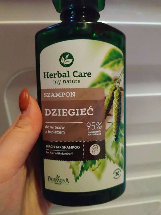 herbal care szampon do włosów dziegieć