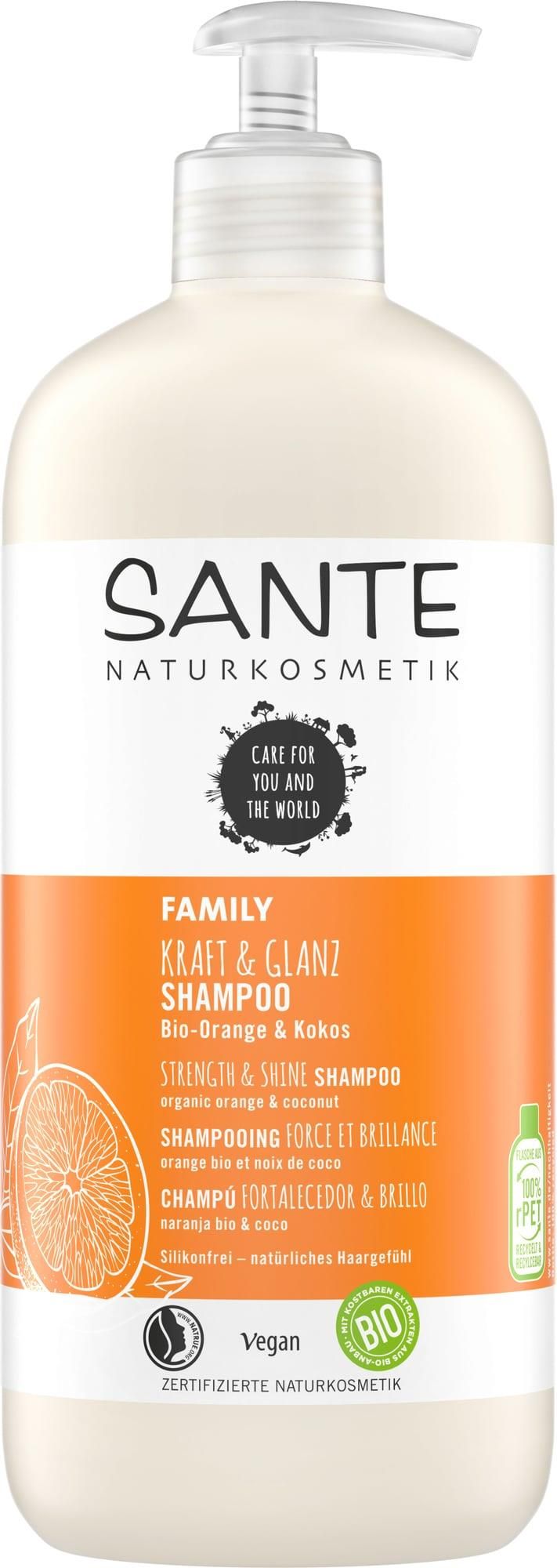 sante family szampon z organiczną pomarańczą