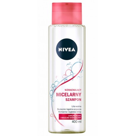 nivea wzmacniający szampon micelarny wzbogacony o lilię wodną 400 ml