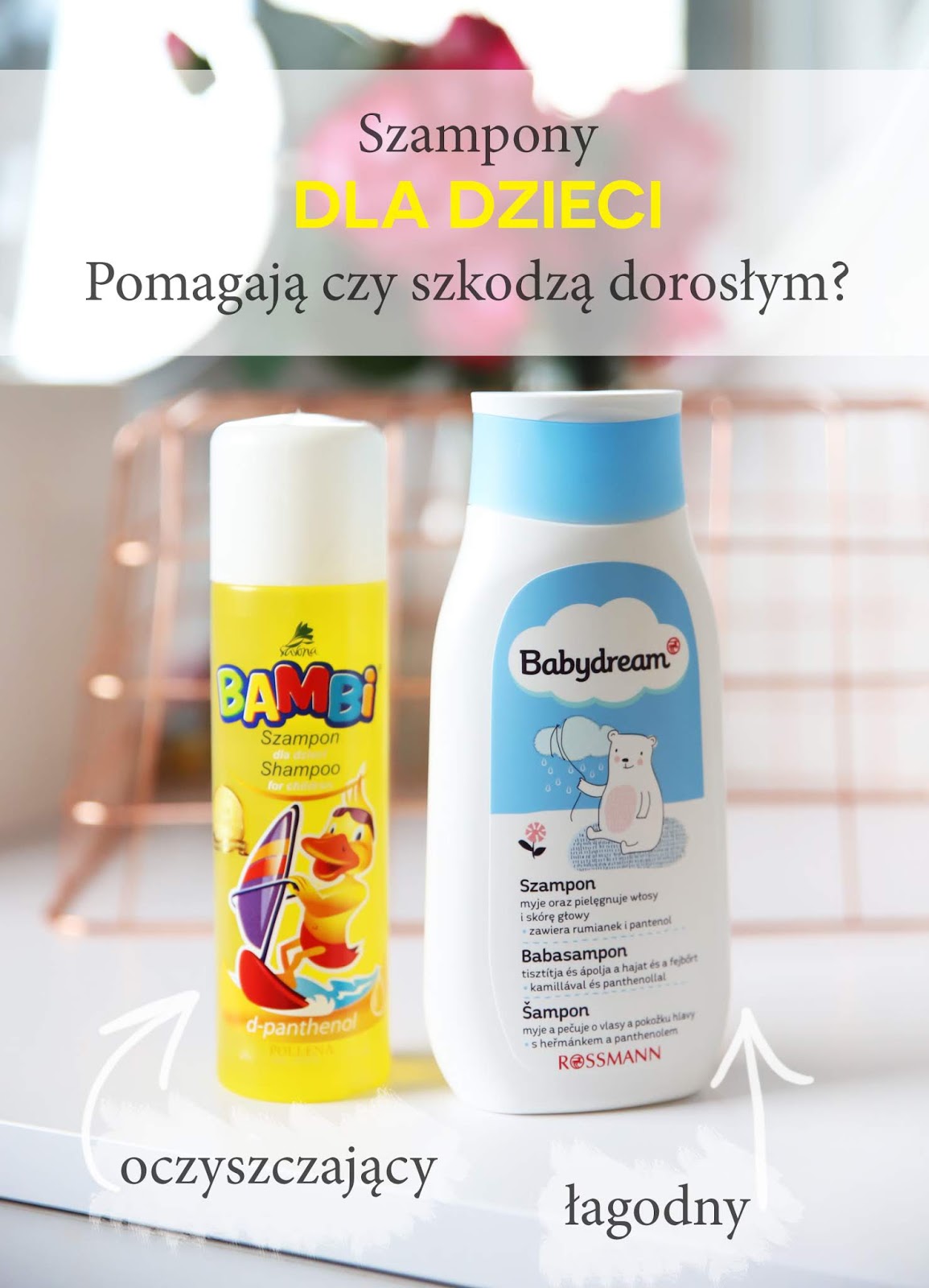 szampon dla dzieci z jak najmniejsza iloscia skladnikow