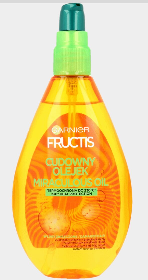 garnier fructis olejek do włosów opinie