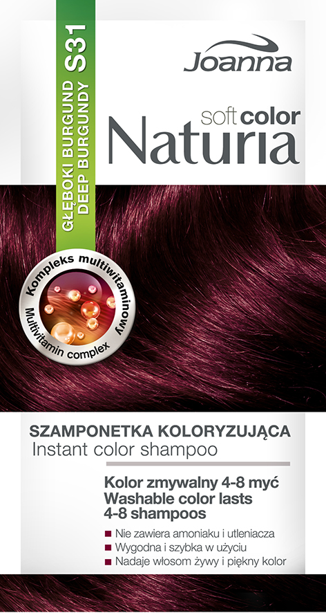 szampon koloryzujący saszetka joanna soft color naturia opinie
