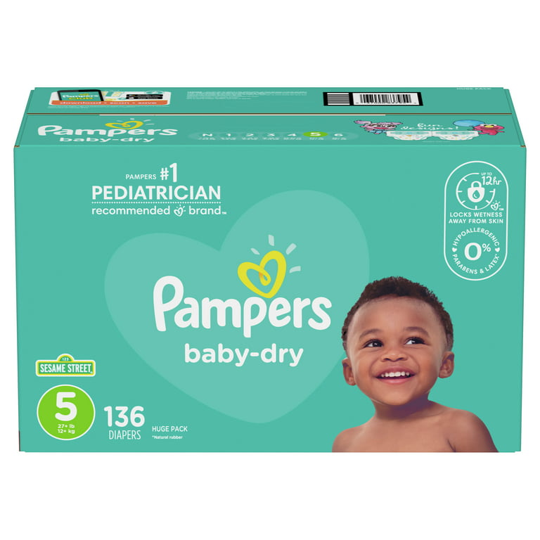 pampers baby dry 136
