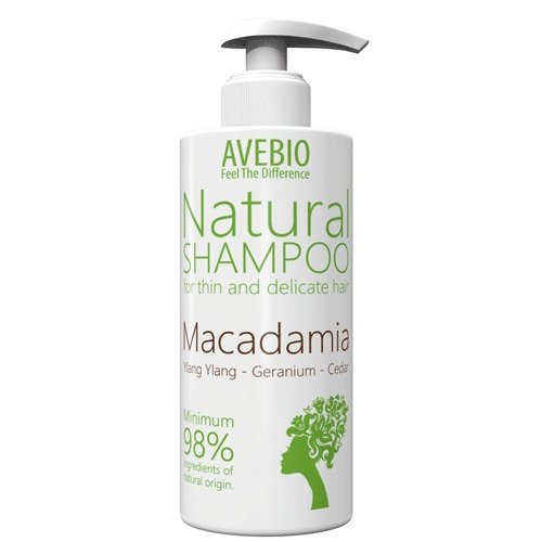 avebio bio szampon z olejkiem makadamia