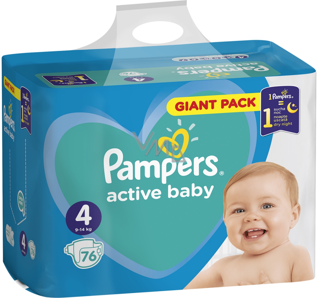pampers actice baby 4