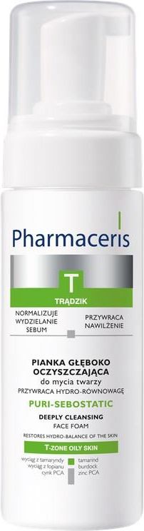 pharmaceris t puri sebostatic pianka głęboko oczyszczająca do twarzy