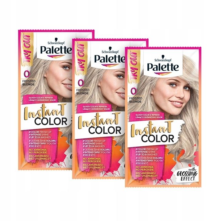 palette instant color szampon koloryzujący mroźny blond