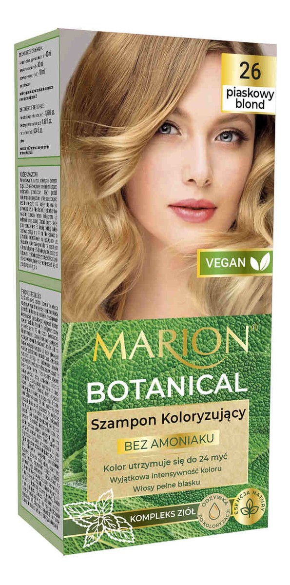 marion szampon koloryzujący 24 mycia paleta kolorów