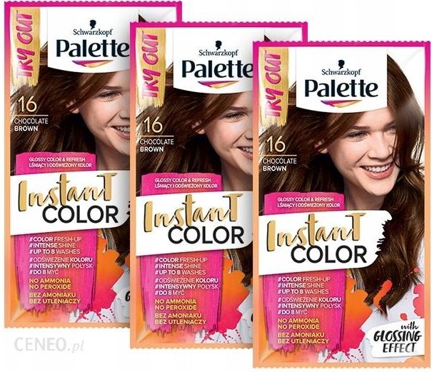 szampon koloryzujący platynowy blond palette instant color