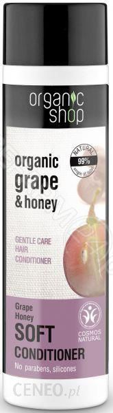 organic shop odżywka do włosów delikatna pielęgnacja winogrono i miód