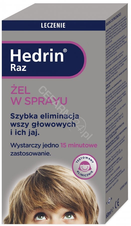 szampon przeciw wszom i gnidom hedrin