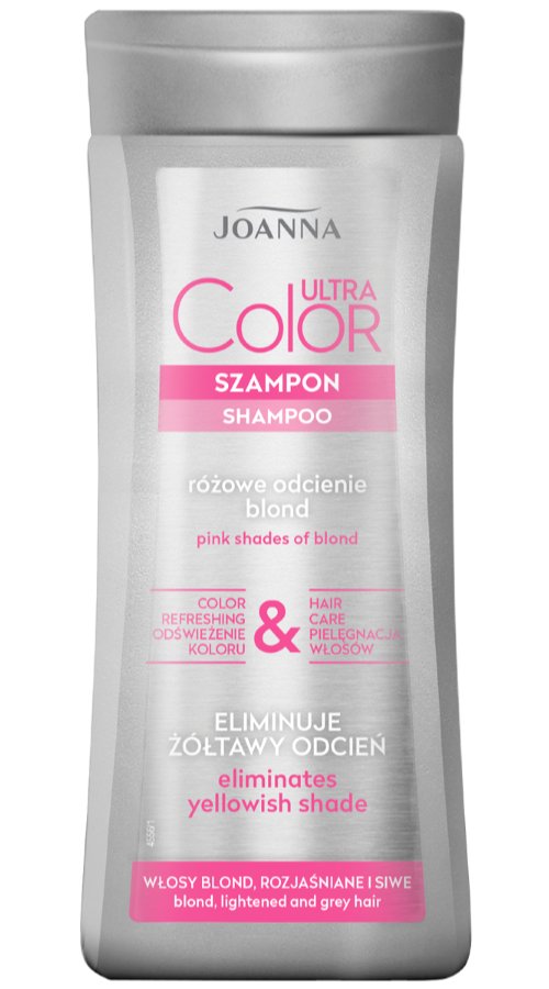 joanna ultra color system szampon do włosów nadający różowy odcień
