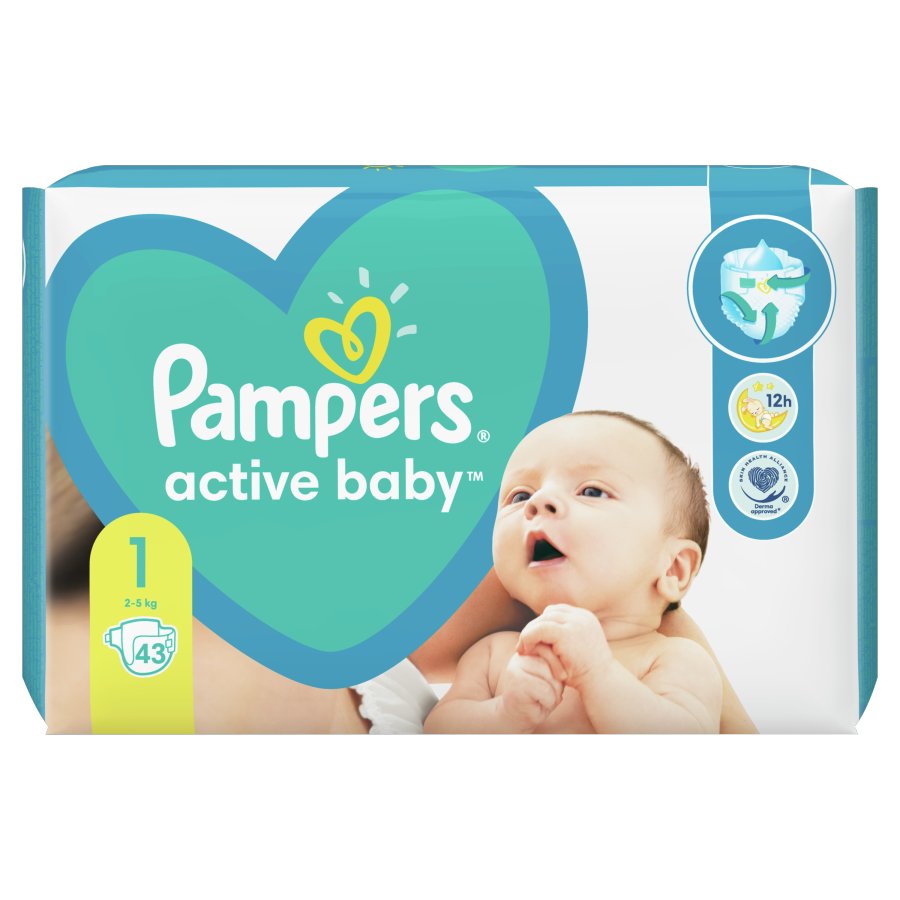 pampers new baby pieluchy jednorazowe rozmiar 1 newborn 2-5 kg