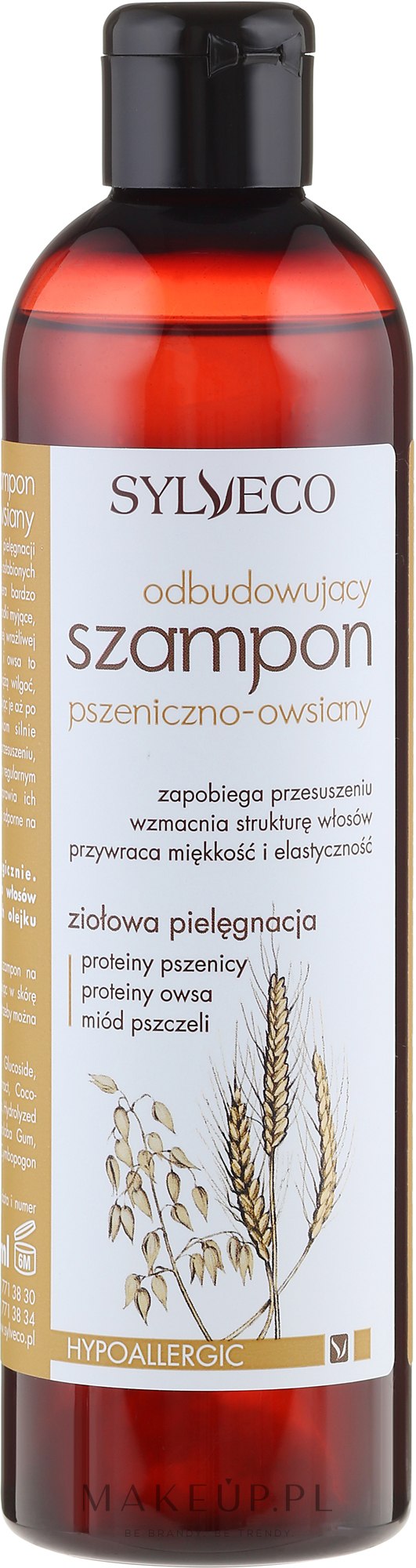 sylveco odbodowujaco szampon pszeniczno owsiany wizaz